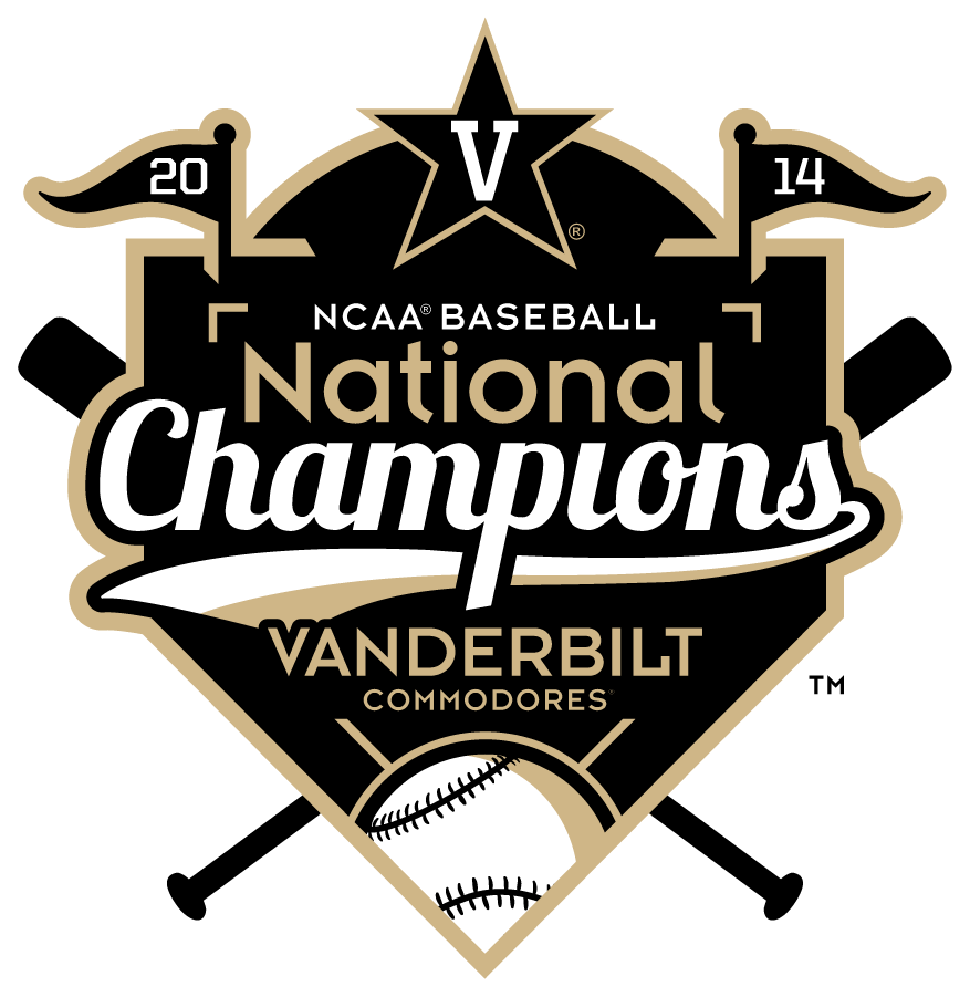 Vanderbilt Commodores 2014 Champion Logo t shirts iron on transfers